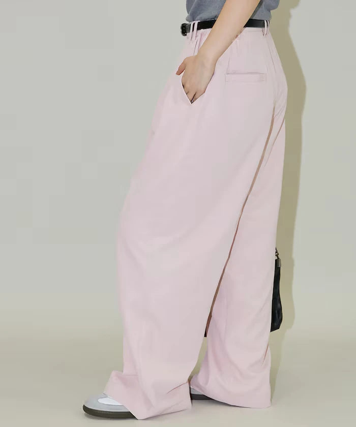 Color Tuck Slacks Pants Limited Release