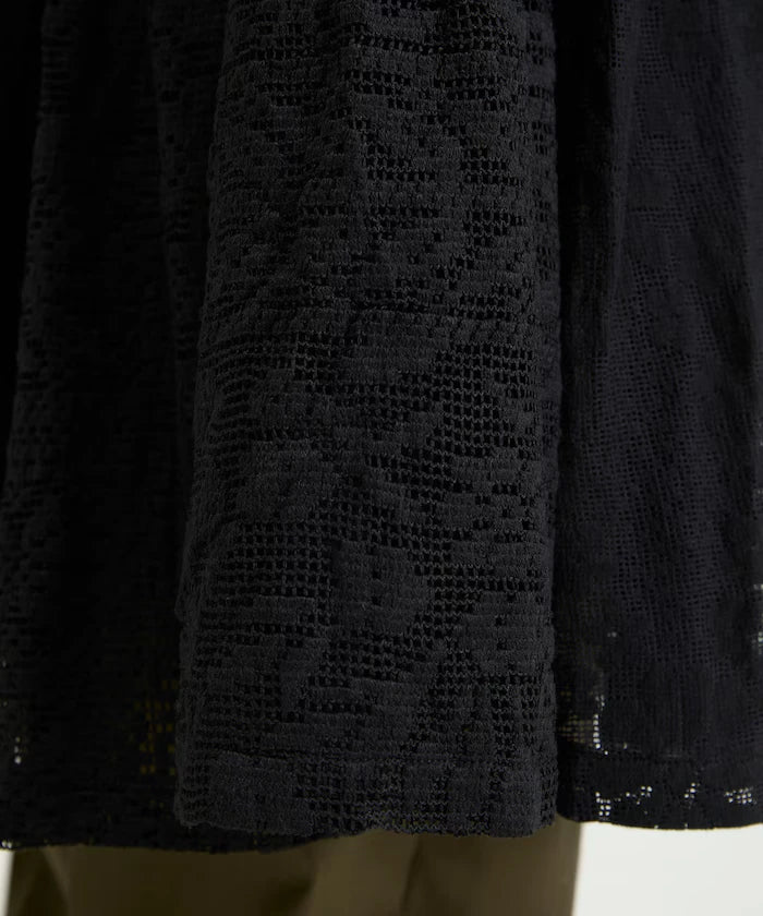 2WAY Lace Tiered Sleeveless Dress
