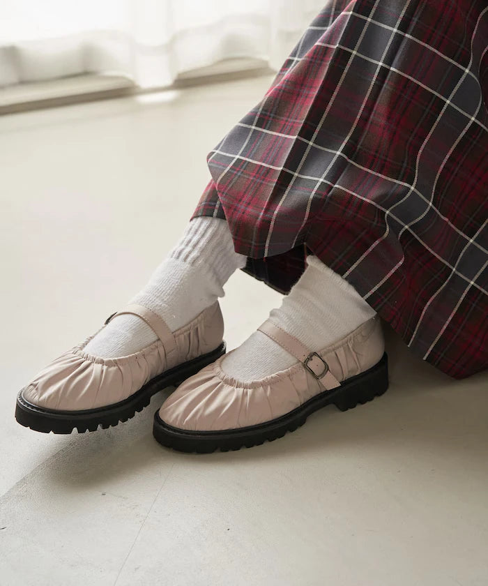 Platform Belt Ballet Shoes