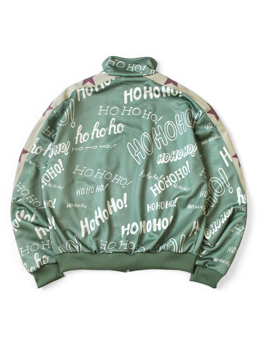 Smooth Jersey HOHOHO Pattern Track Jacket
