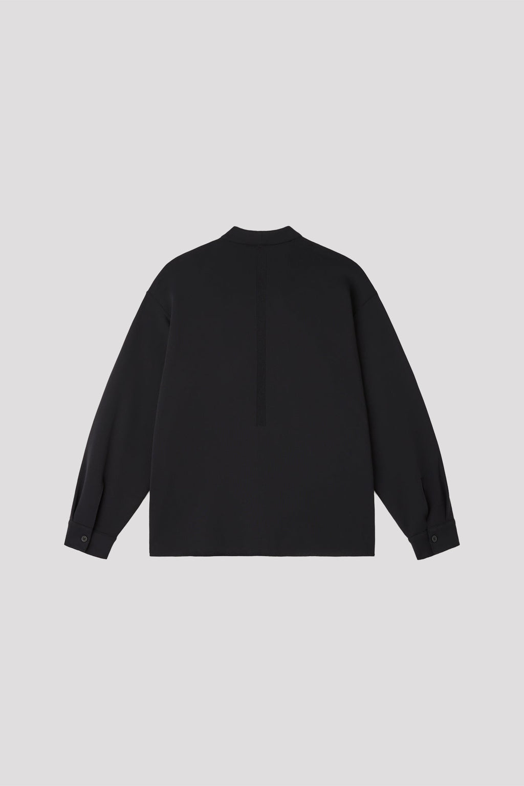 SOFT MILAN WRAP COLLAR LONG SLEEVE TOP
