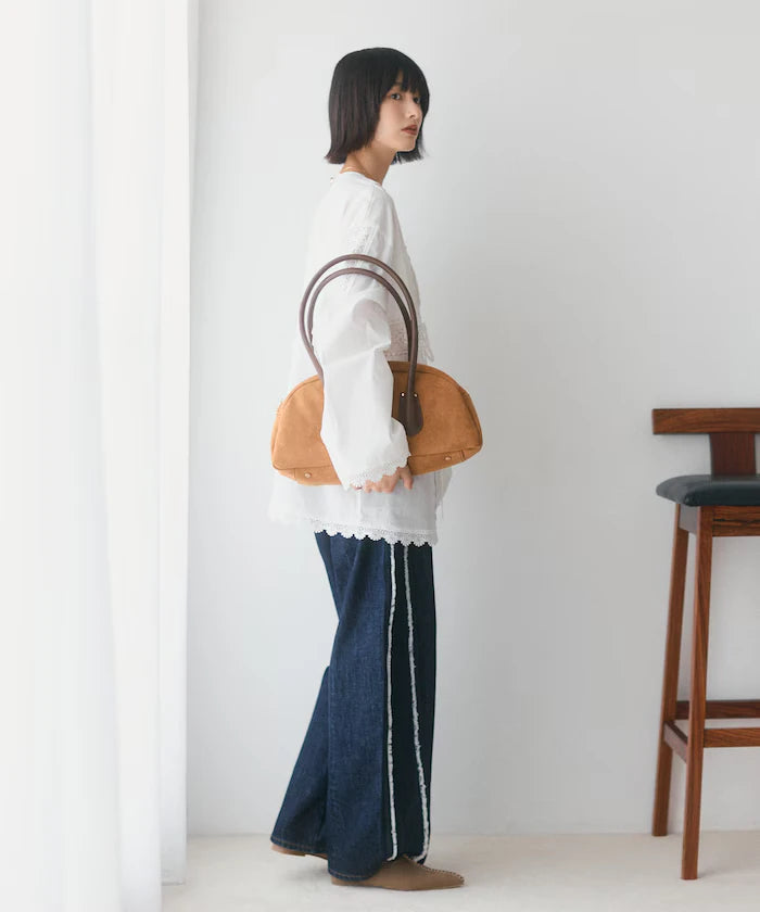 Side Fringe Curve Denim
