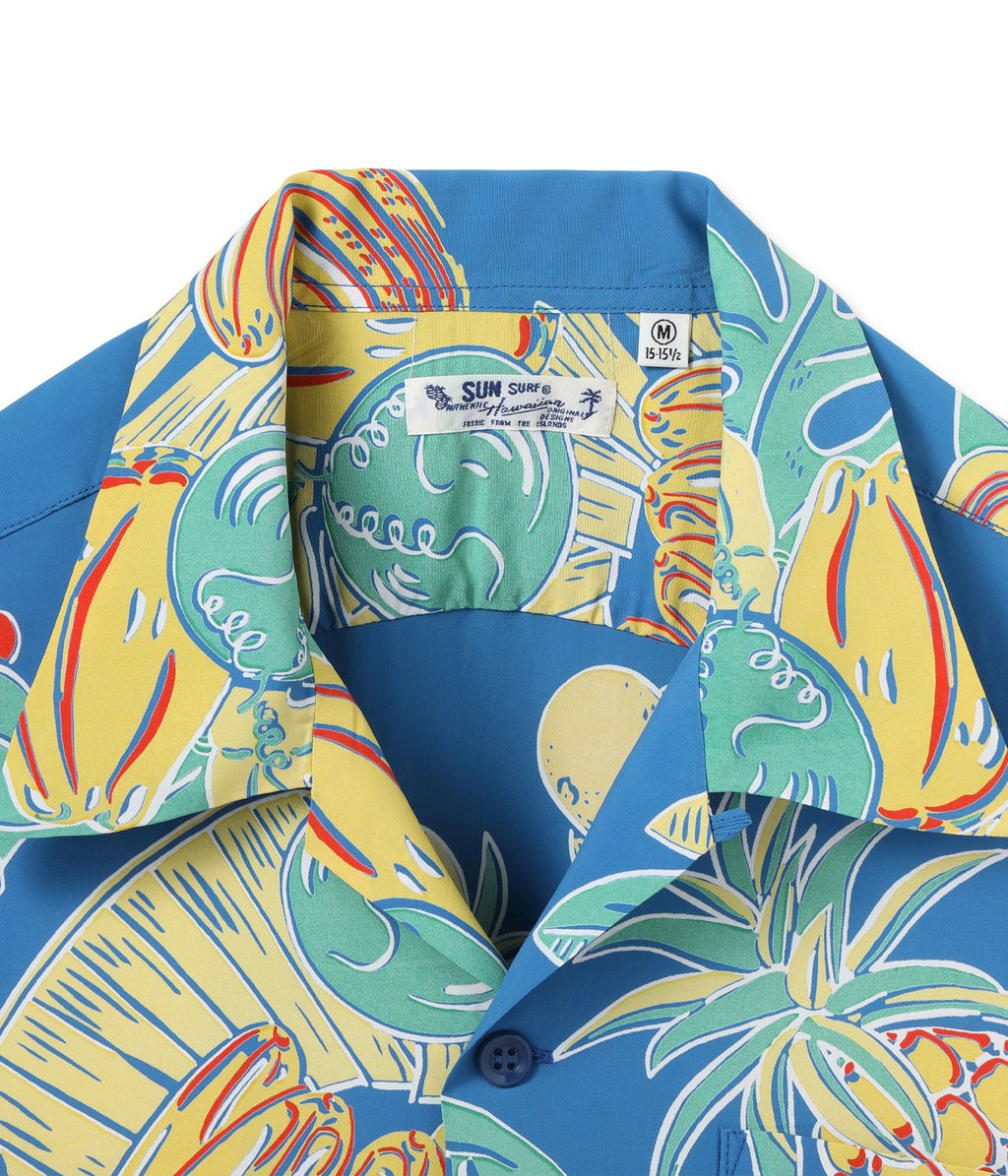 RAYON HAWAIIAN SHIRT “TROPICAL FRUITS”