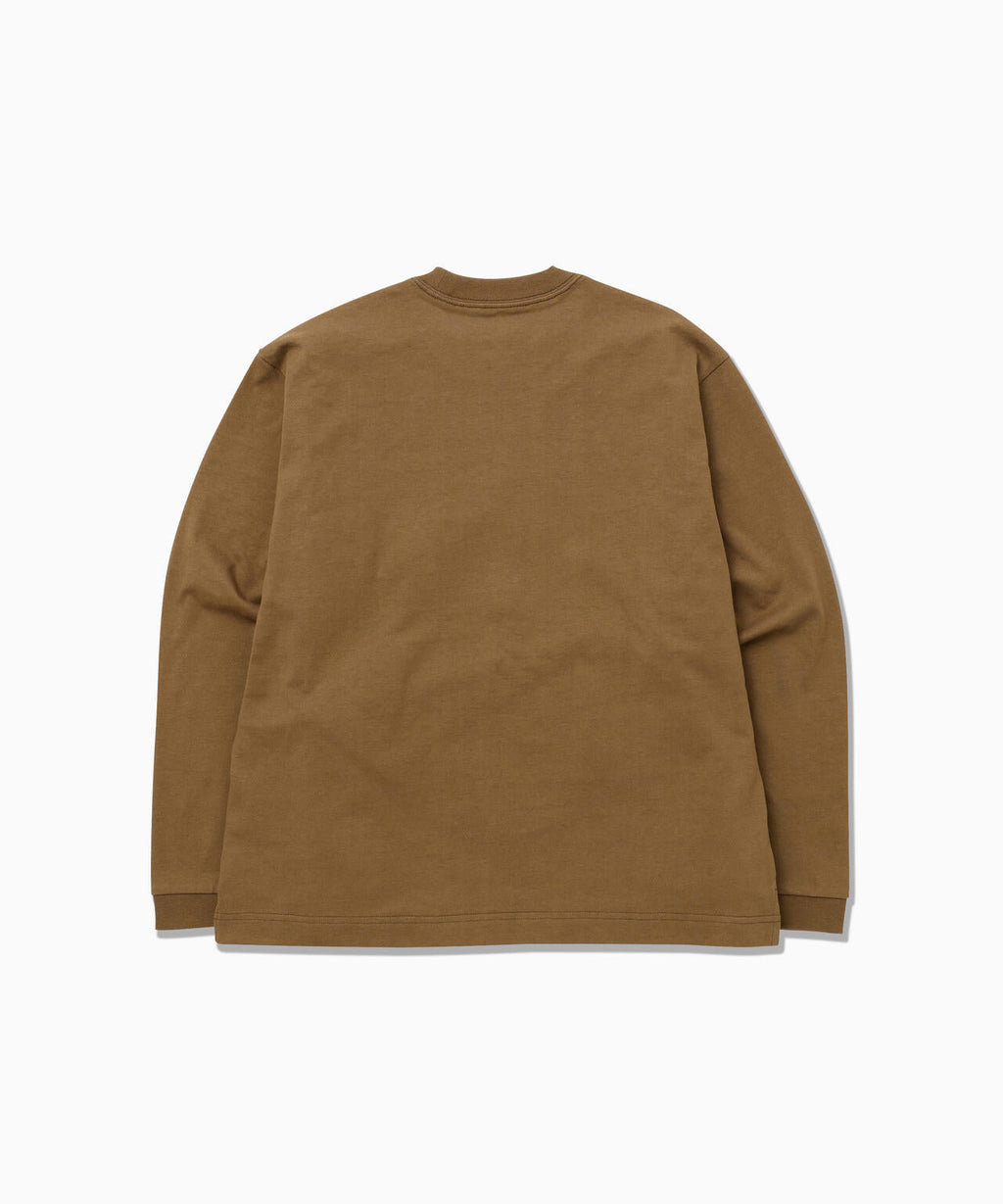 heavy cotton pocket LS T