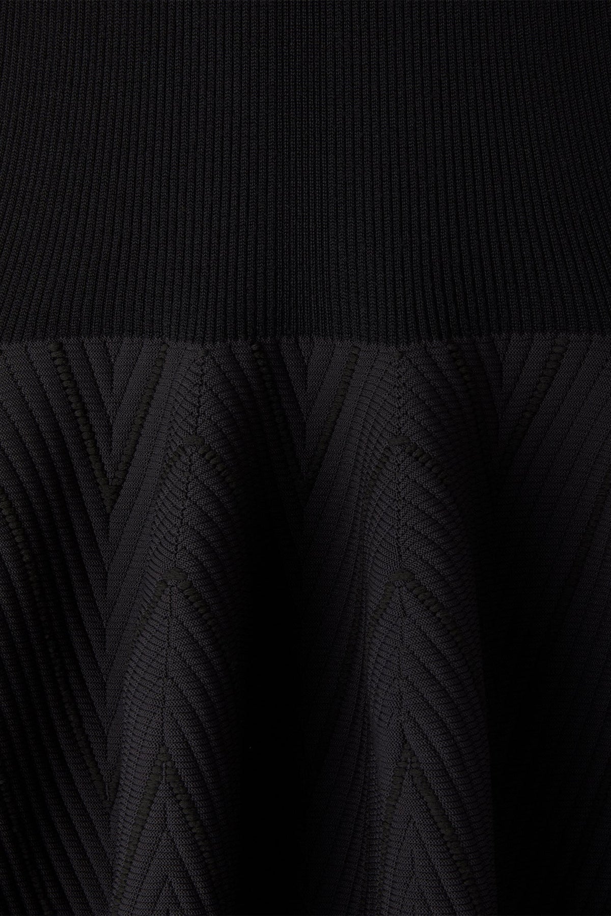 POTTERY HERRINGBONE LONG SLEEVE DRESS