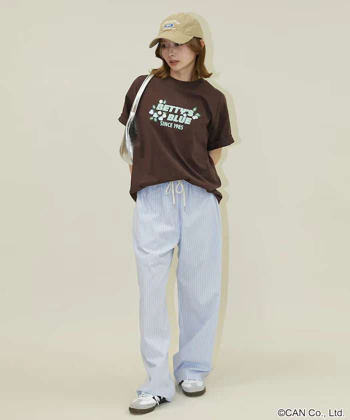 BETTY'S BLUE Flock Logo T-Shirt Limited Edition