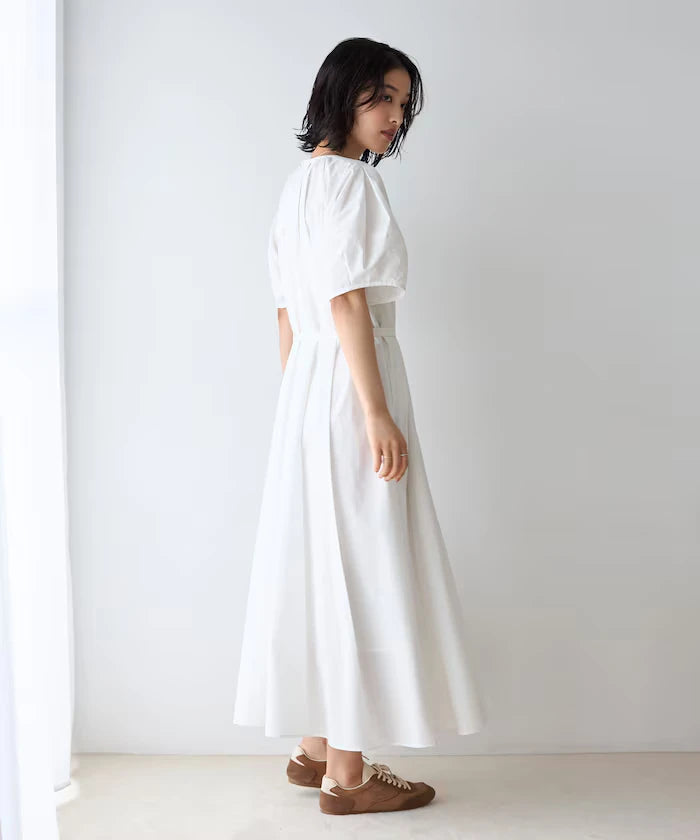 Balloon Sleeve 2WAY Dress / 5 Minute Sleeve