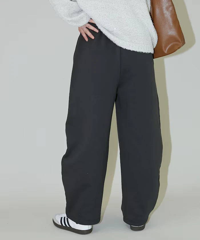 Brushed Back Sweat Curve Pants Limited Edition