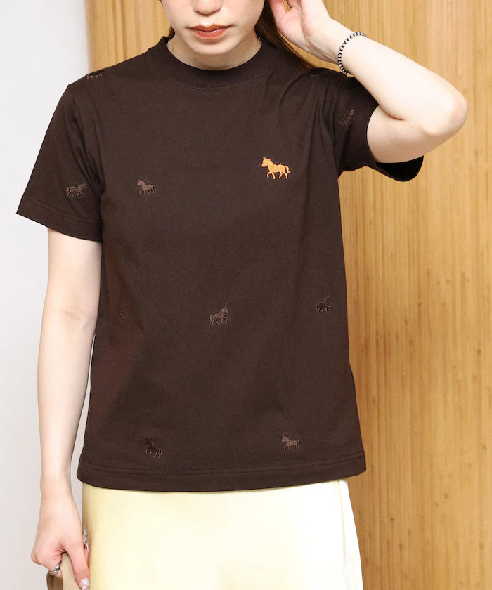 Organic Cotton Allover Embroidery T-Shirt
