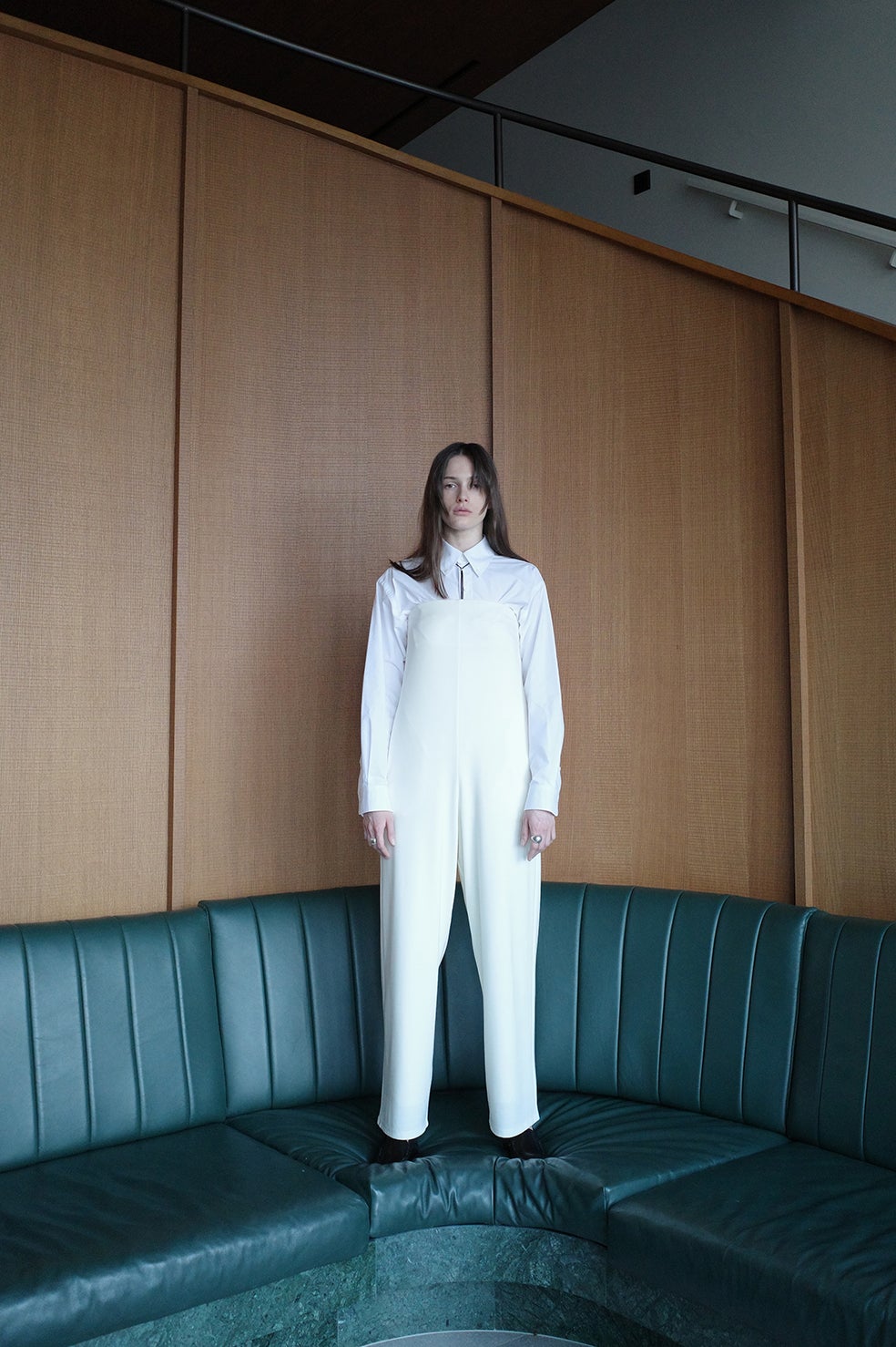 STRAP JERSEY BARE JUMPSUITS