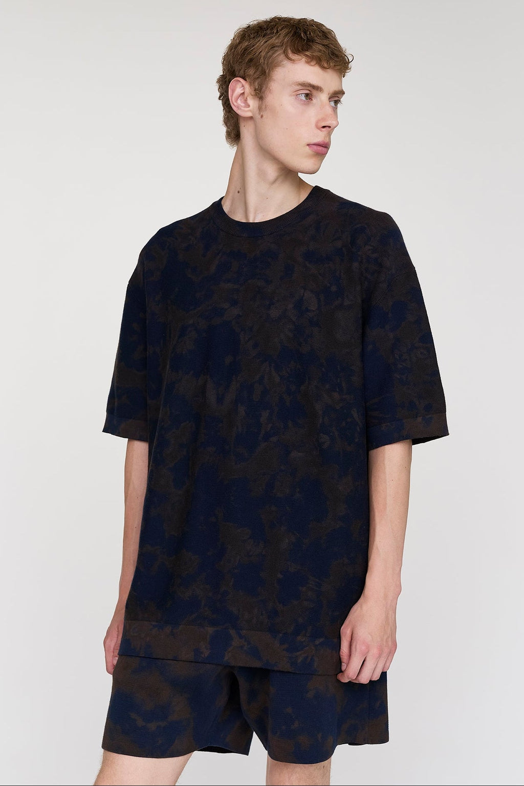 DYEING SHORT SLEEVE TEE SHIRT