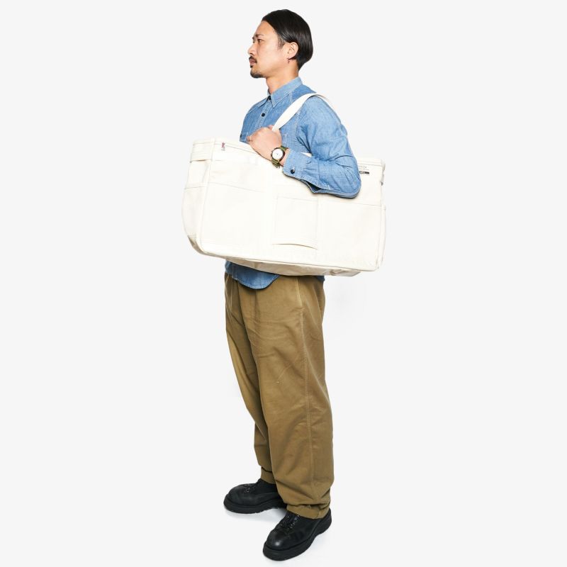 ALBERTON CANVAS TOTE sizeM/ORANGE