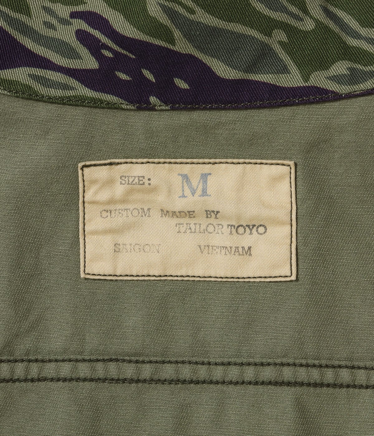 Tiger Camouflage Vietnam Tour Jacket ���7th COMM.���