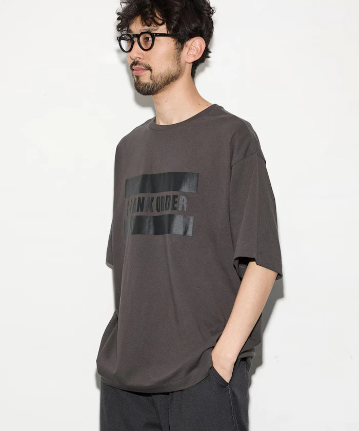 6oz Front Logo Print Crew Neck T-Shirt / Back Print T-Shirt PRINT BURGER