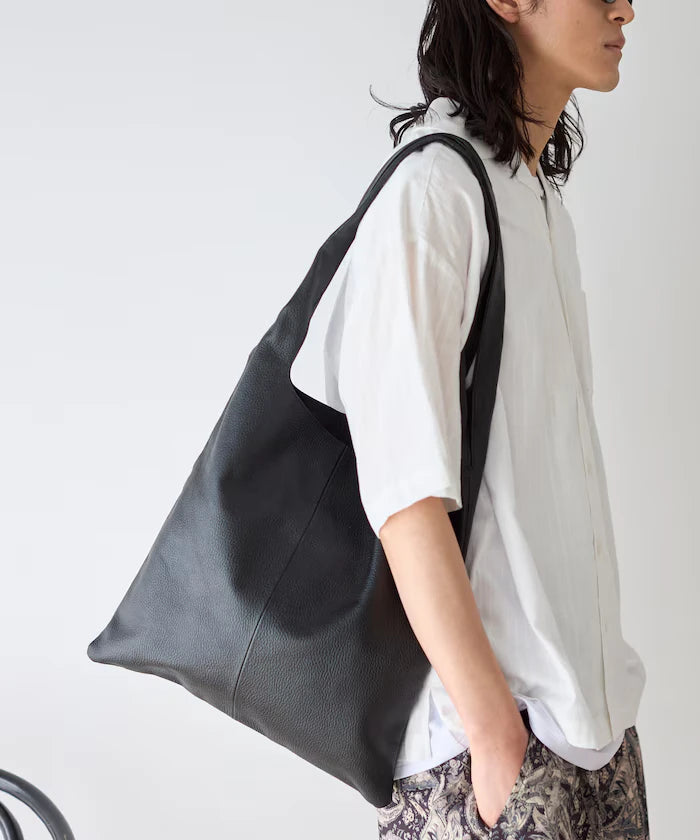 Leather Marche Bag / Leather Marche / Tote Bag / Cowhide / Water-repellent Leather