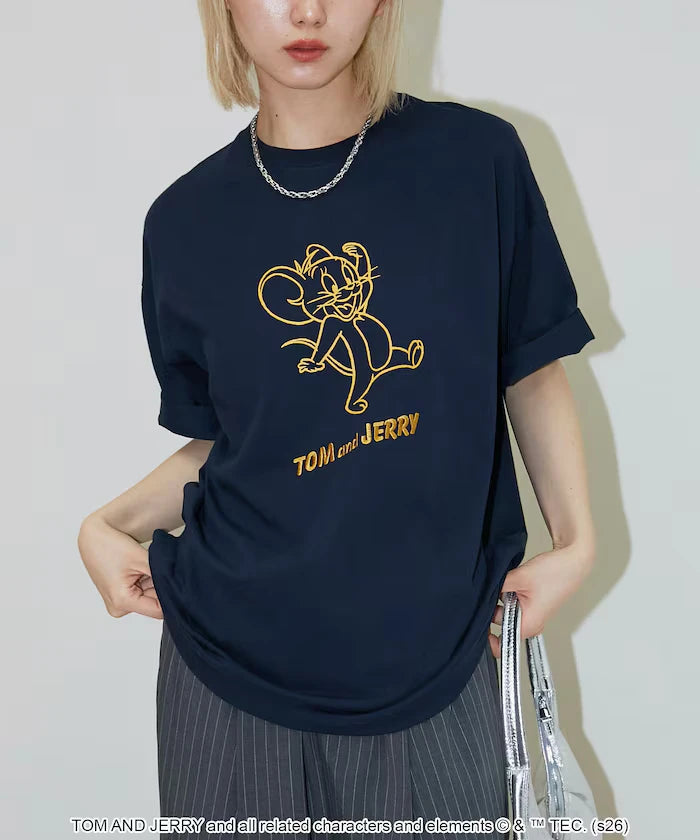 <Functional Material> TOM AND JERRY Graphic T-Shirt Limited Edition
