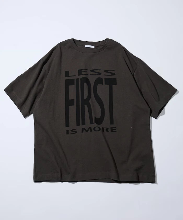 6 Ounce Front Logo Print Crew Neck T-Shirt / Print T-Shirt PRINT BIG FIRST