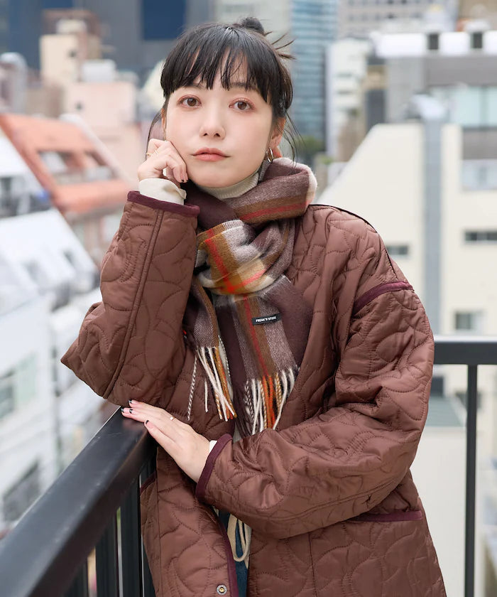 Wool Check Scarf