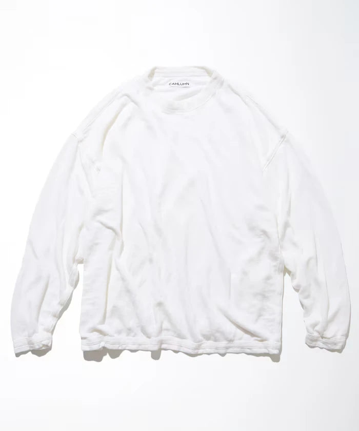 French Linen Reversible Long Sleeve T-Shirt