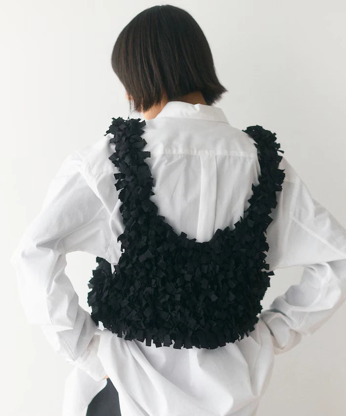 Tape Yarn Hand Knitted Bustier