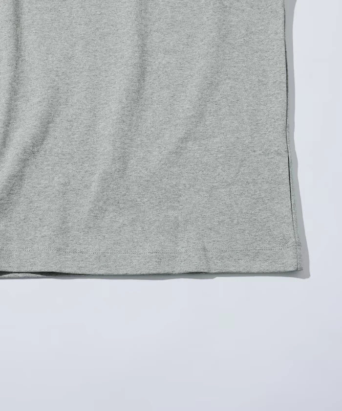 6 oz Front Logo Embroidered Crew Neck T-Shirt / Back Print T-Shirt PRINT ROUND FIRST