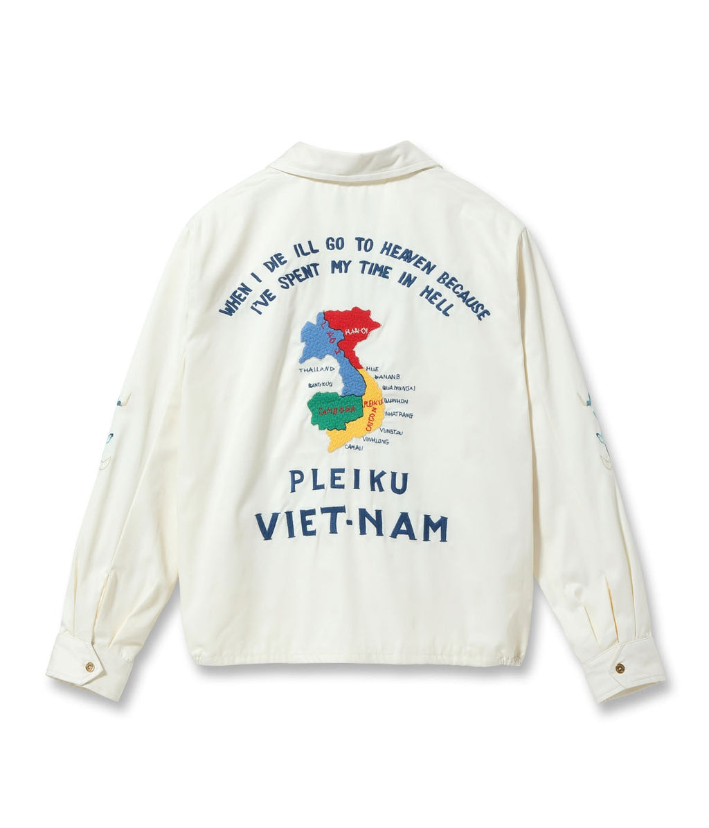 Mid 1960s Style Cotton Vietnam Jacket “VIETNAM MAP”