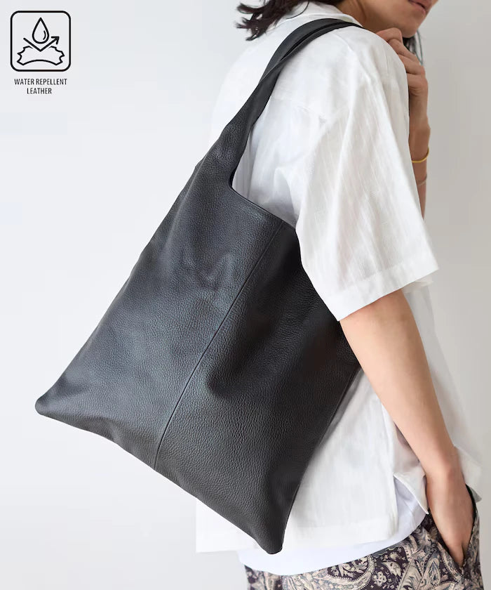 Leather Marche Bag / Leather Marche / Tote Bag / Cowhide / Water-repellent Leather