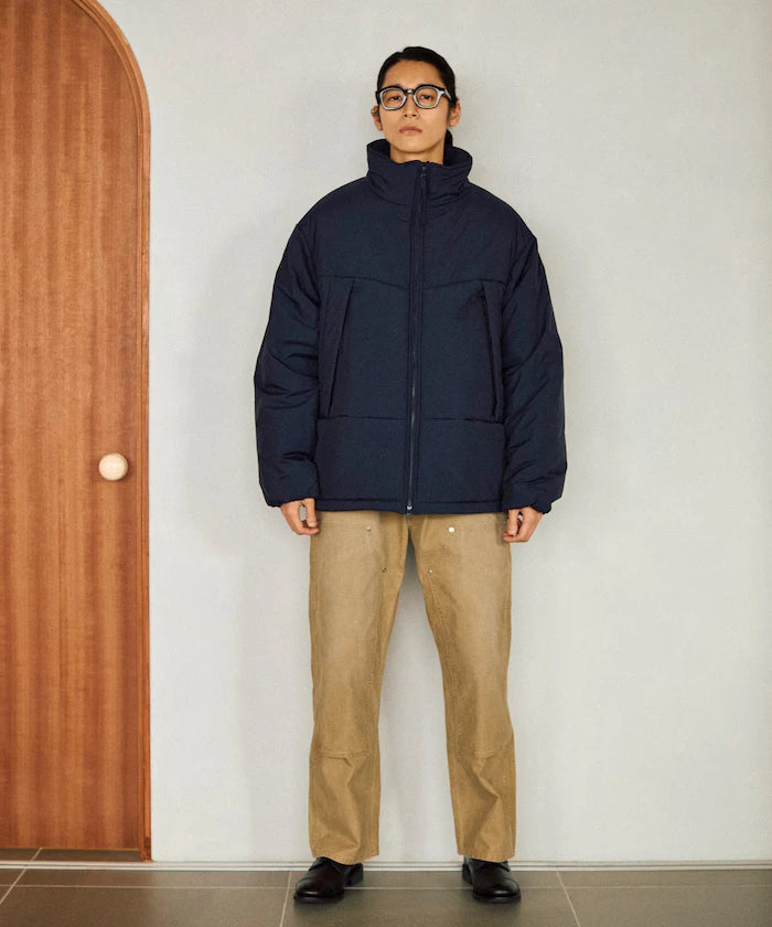 PRIMALOFT PUFF JACKET / Primaloft Stand Collar Puff Jacket / Insulated Blouson