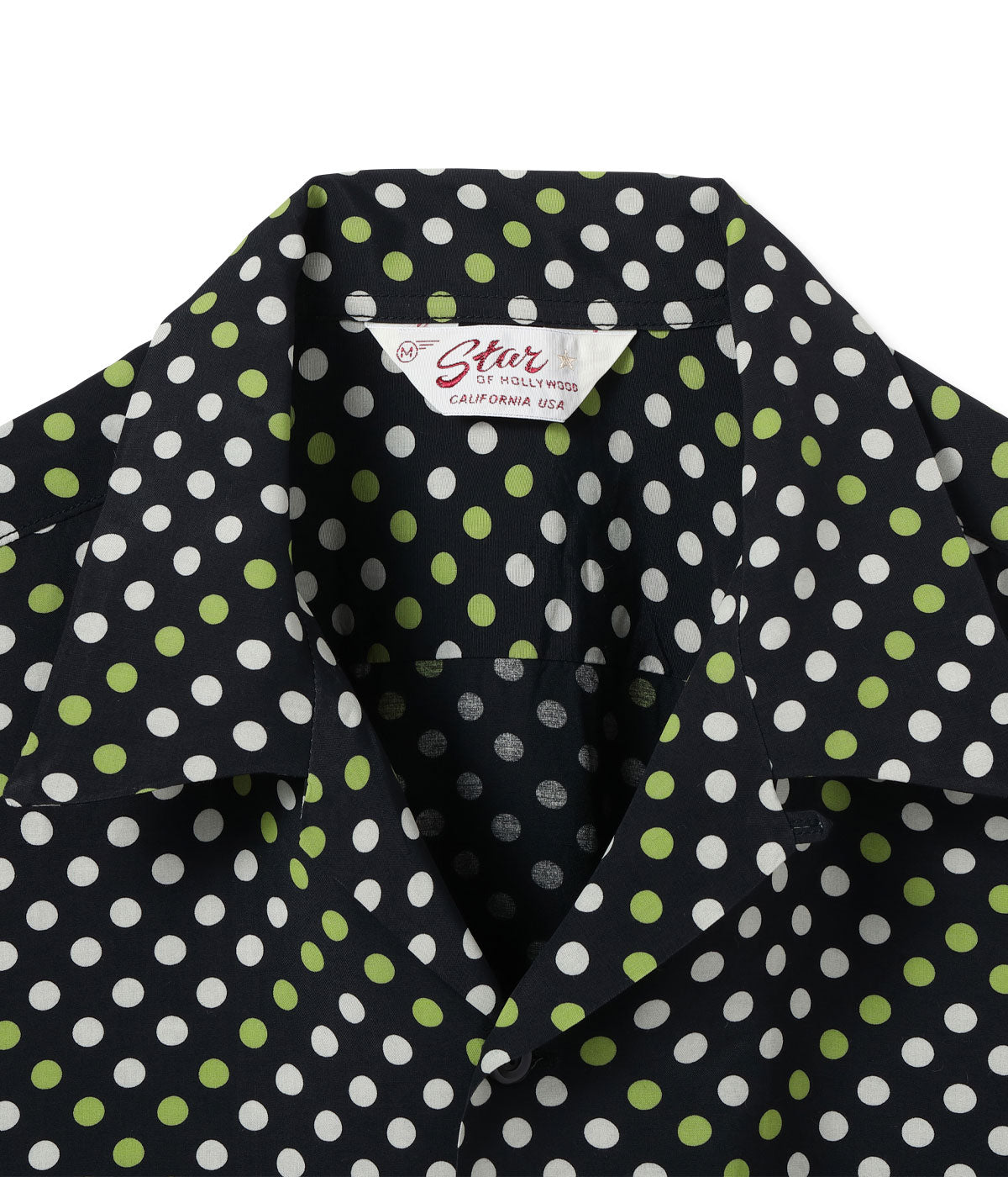 High Density Rayon Open Shirt "Polka Dot"