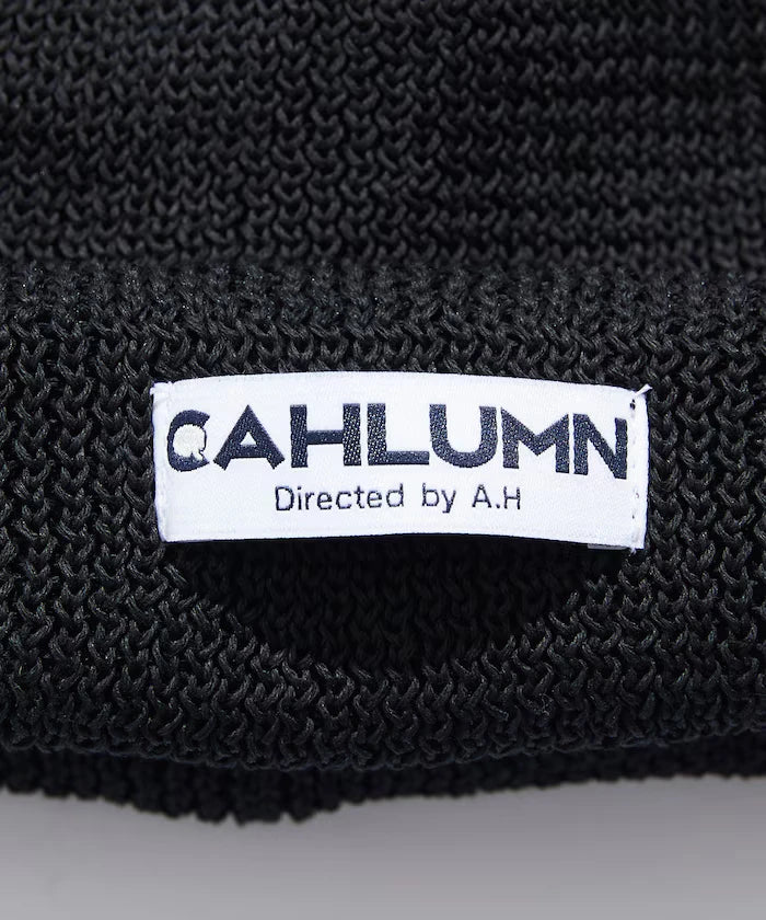 Straw Yarn Roll Knit Cap