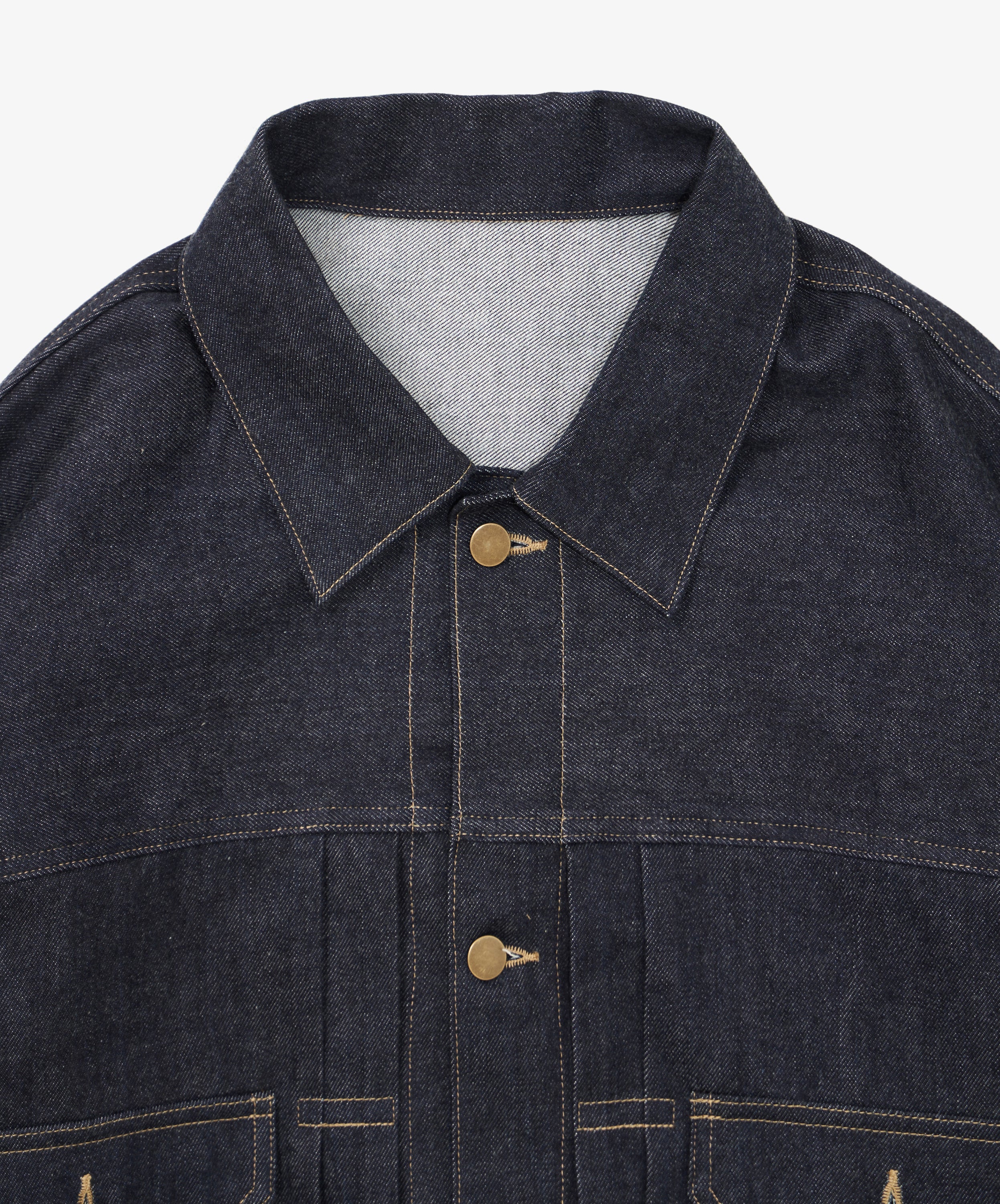 trucker jacket denim one wash