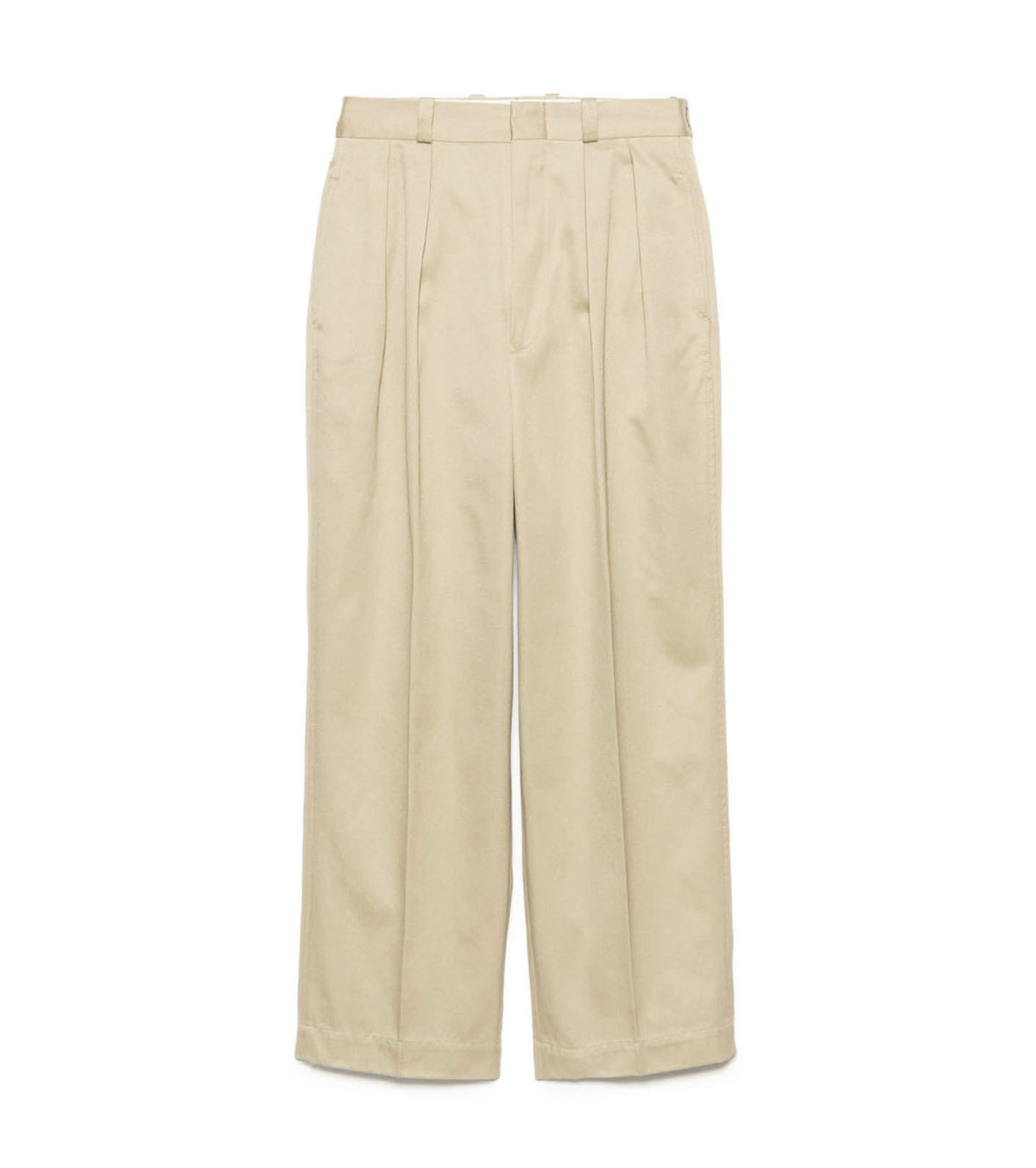 Double Pleated Chino Pants