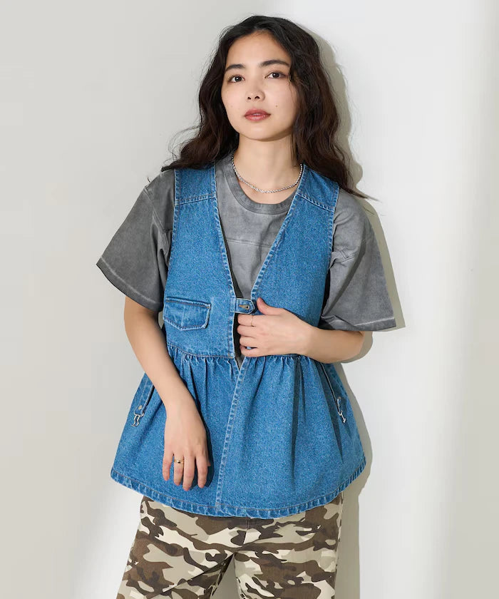 Painter Vest / Denim Vest <Compatible with Setups>