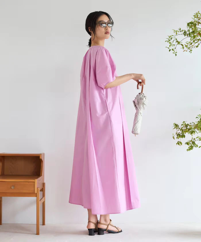 Balloon Sleeve 2WAY Dress / 5 Minute Sleeve