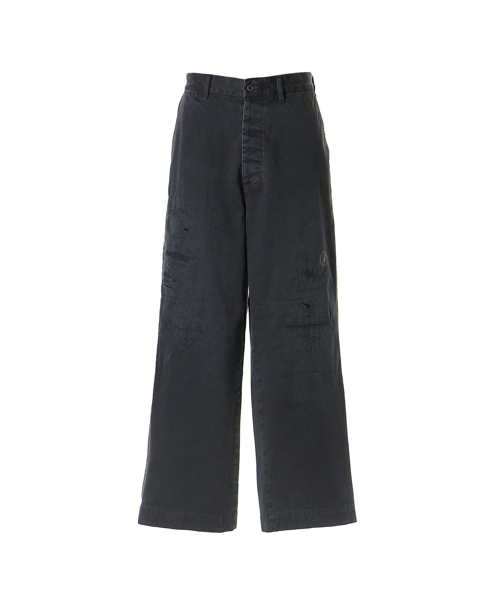 Woman On Skull Stamp Chino Pants