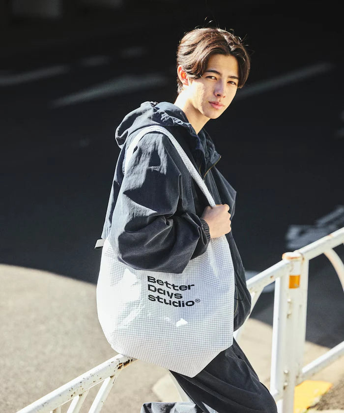 BetterDays Studio × FREAK'S STORE Drawstring Ripstop Tote Bag