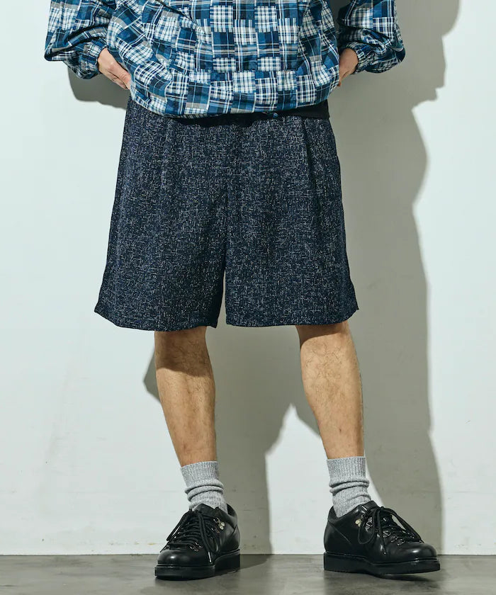 Summer Tweed Easy Wide Shorts / Compatible with Setup