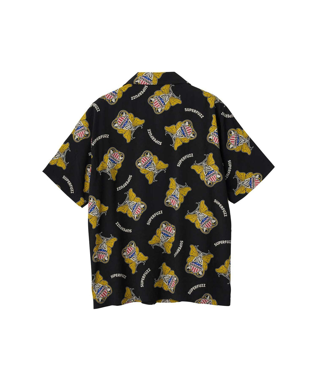 Levitated Girl Open Collar Shirt