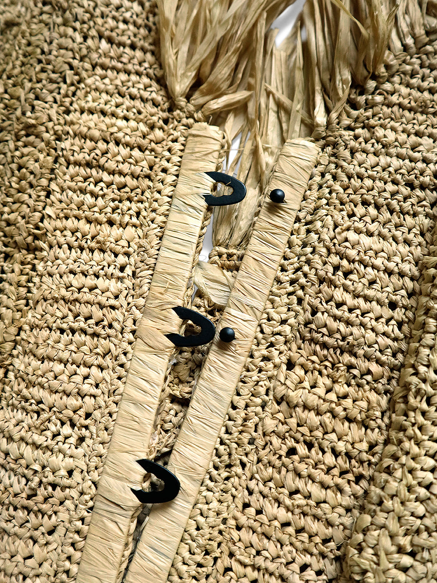 Raffia Basket Fringe Corset