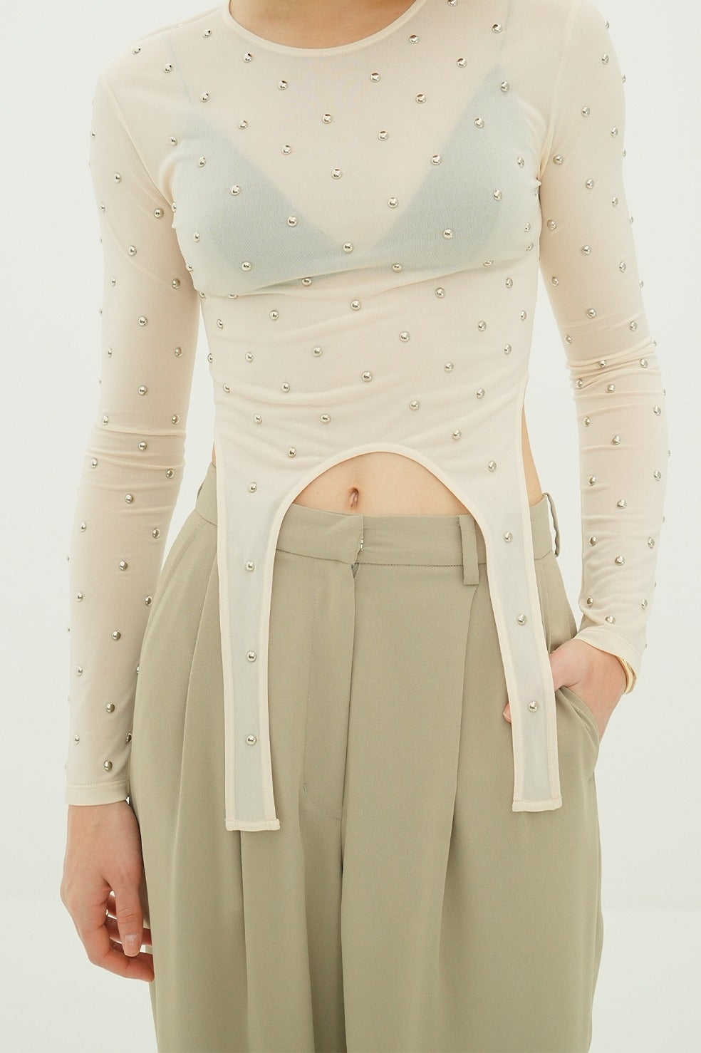 BASIC TUCK PANTS