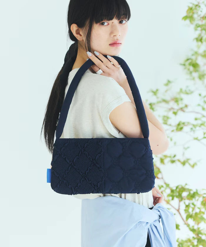 Flower Quilt Patchwork One Handle Bag