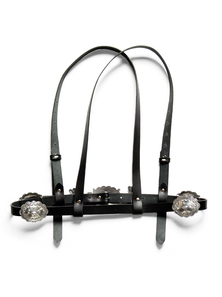 Leather Pueblo & Concho Harness