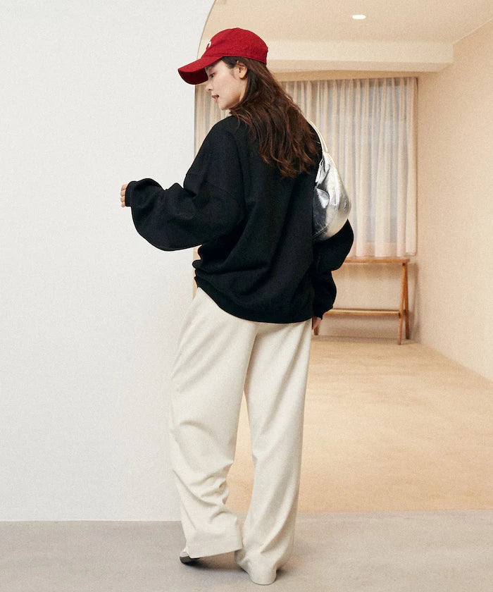METAQUEEN Flocky Cat Brushed Back Sweat Limited Edition