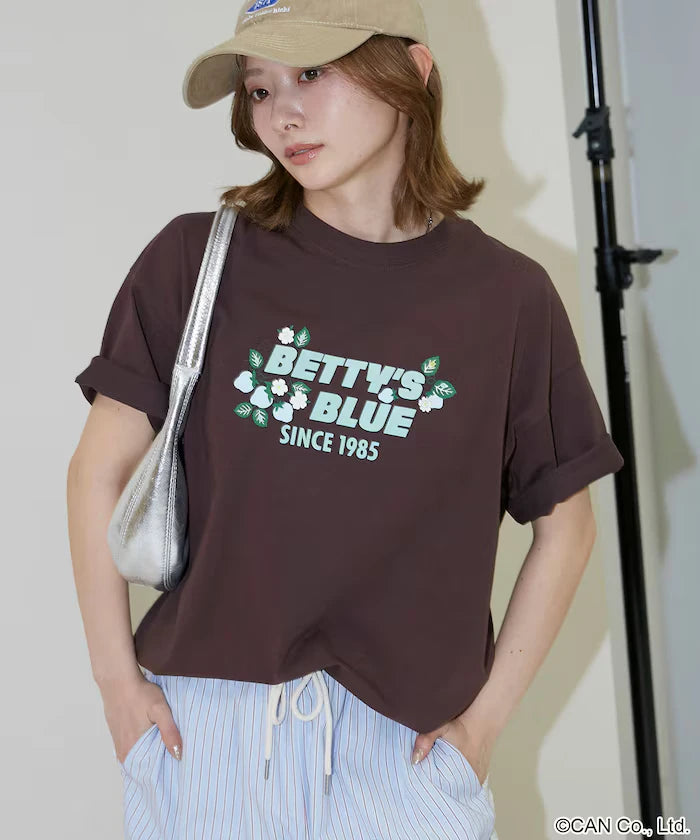 BETTY'S BLUE Flock Logo T-Shirt Limited Edition