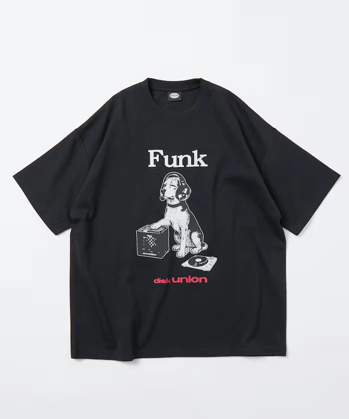 Limited Release diskunion×FREAK'S STORE Exclusive Beagle Big Silhouette Print Crew Neck T-Shirt