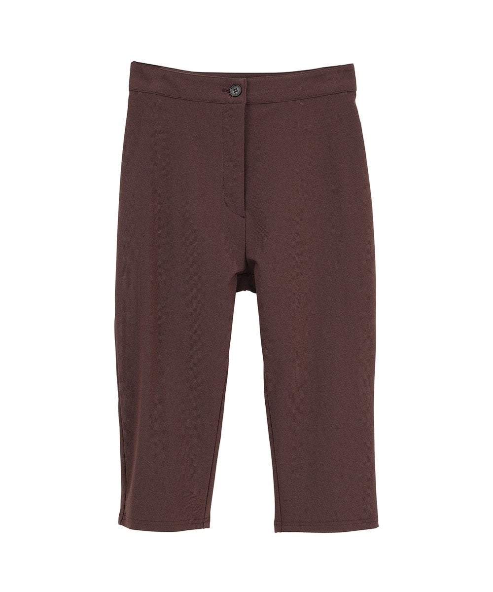 STRETCH RIB CAPRI PANTS