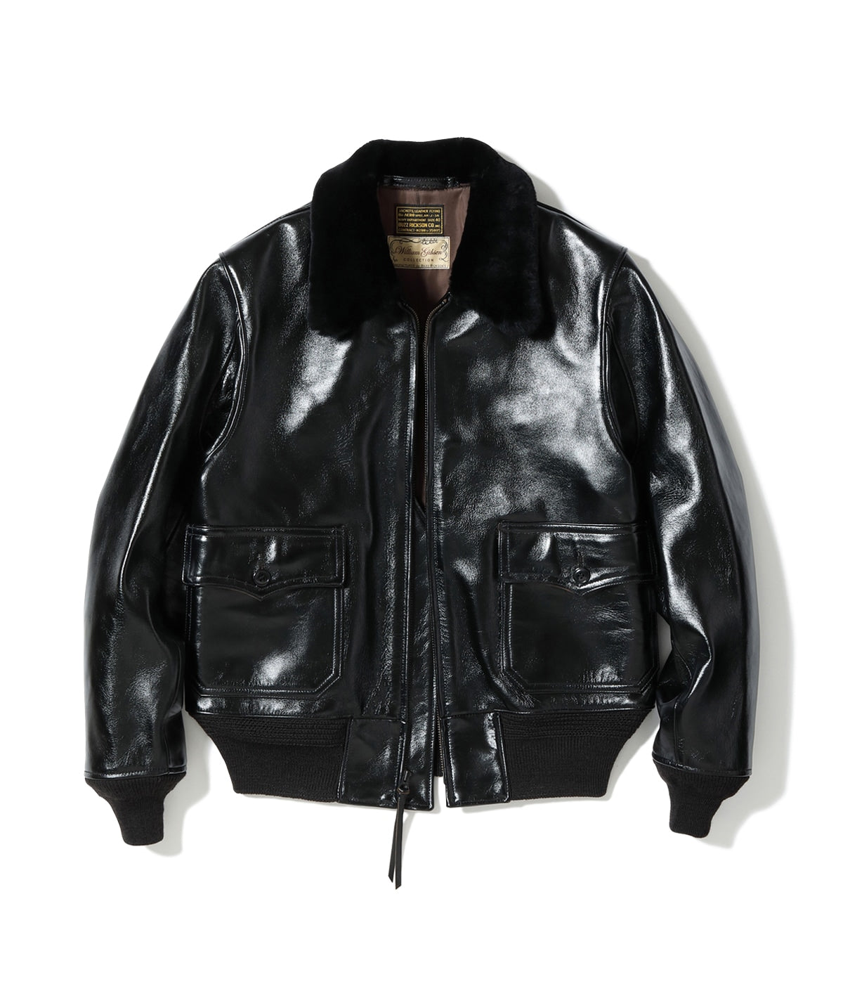 WILLIAM GIBSON COLLECTION Type BLACK AN-J-3A HORSEHIDE MODEL