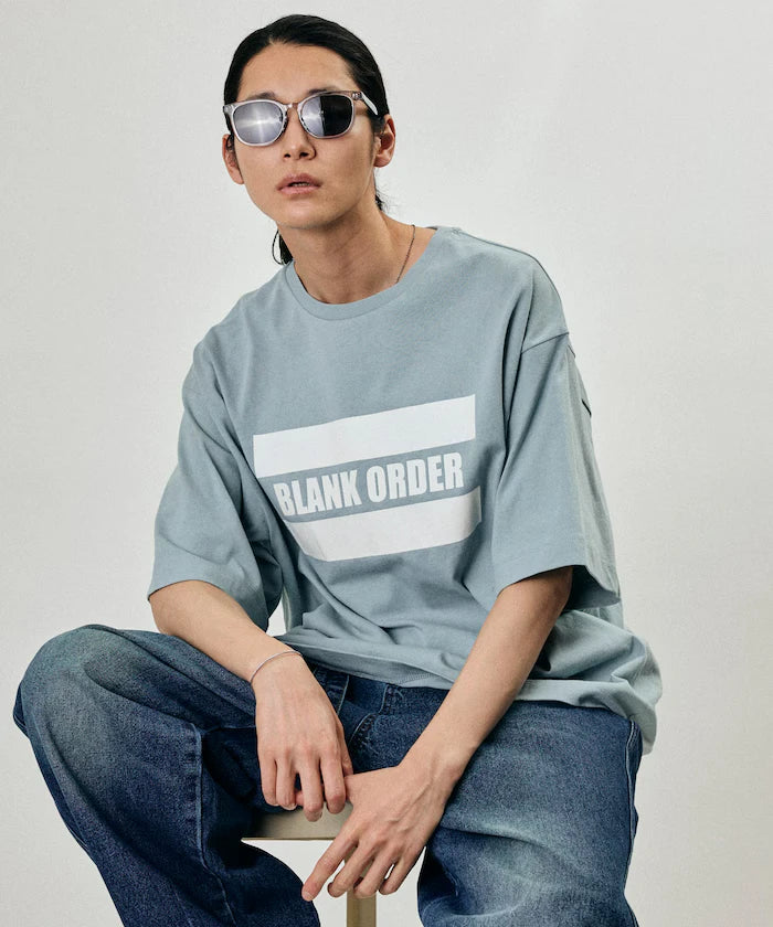 6oz Front Logo Print Crew Neck T-Shirt / Back Print T-Shirt PRINT BURGER