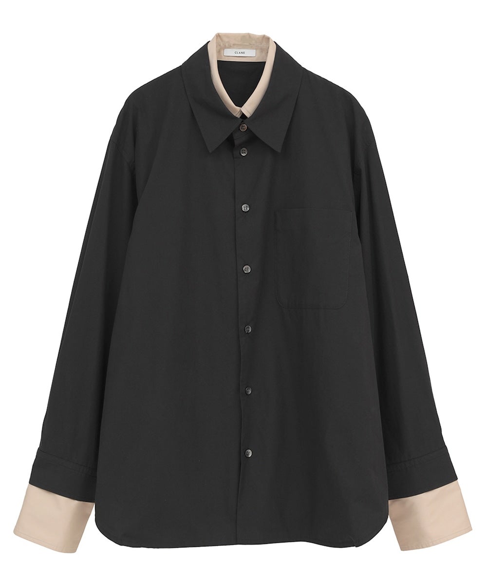 TWO TONE LAYERED SHIRTS