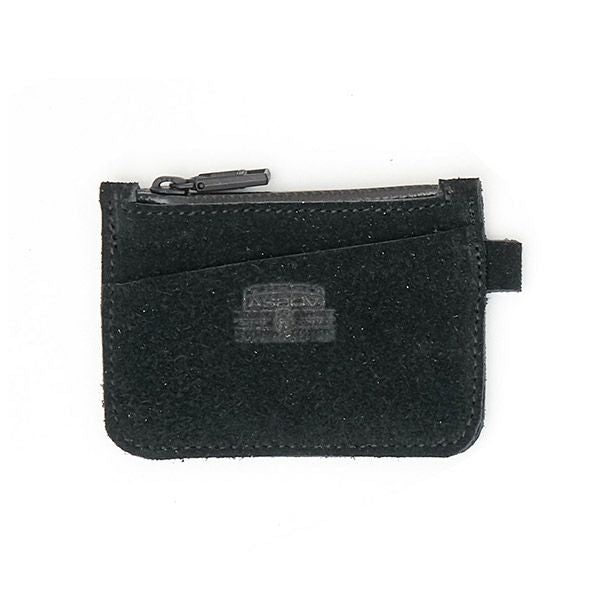 WATER PROOF SUEDE COIN CASE/ BLACK